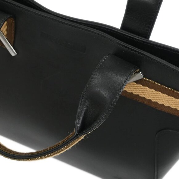 Gucci Black Leather Tote Handbag 000・0860 001998 186662 - Picture 6 of 10